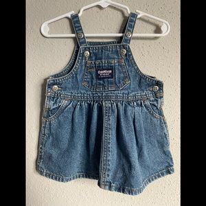Vintage Oshkosh Bgosh Overall Dress Skirt